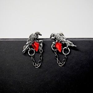 Crow Stud Earrings